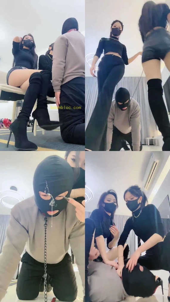 【萱萱女蒂】双主爆揍贱男
