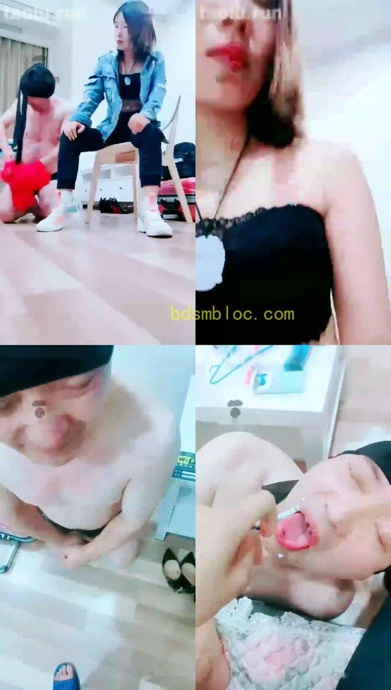 【心竹S】强制门口保安磕头认错