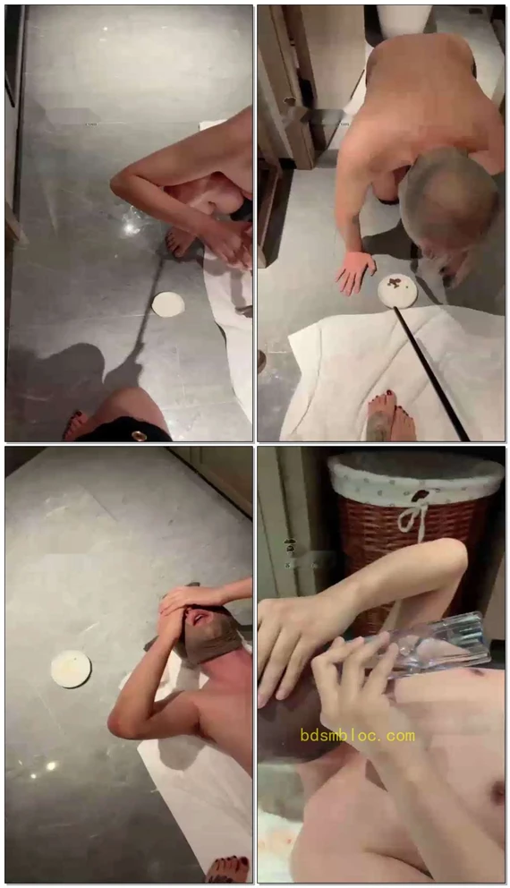 【不知名美女】超羞辱开发老狗强迫第一次吃黄金