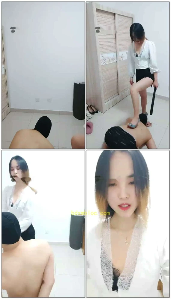 【奈奈s】重度耳光踩踏，把狗打到想退圈