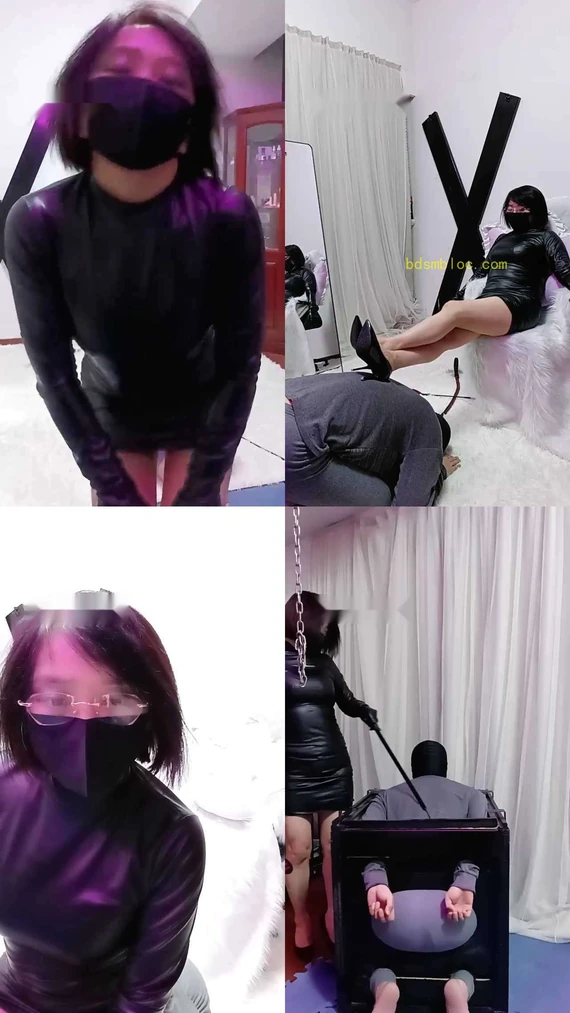 【冰女王】高跟踩脚垫/骑马/木箱囚禁/赏赐圣水
