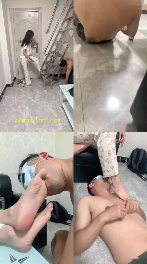 【米琦妙妙屋】舔脚脚耳光