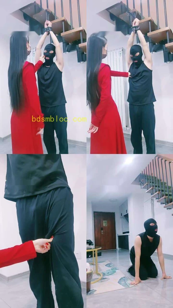 【护短】吊绑驯化不听话的小狗