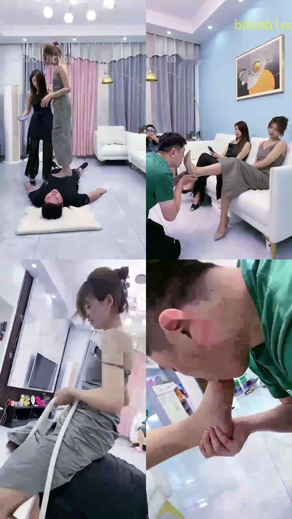 【银儿和芷若】素人女王首次调教