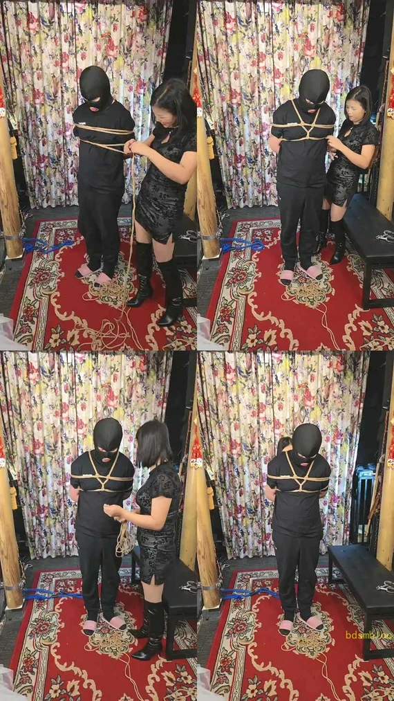 【妮佳女王】直播捆绑狗奴