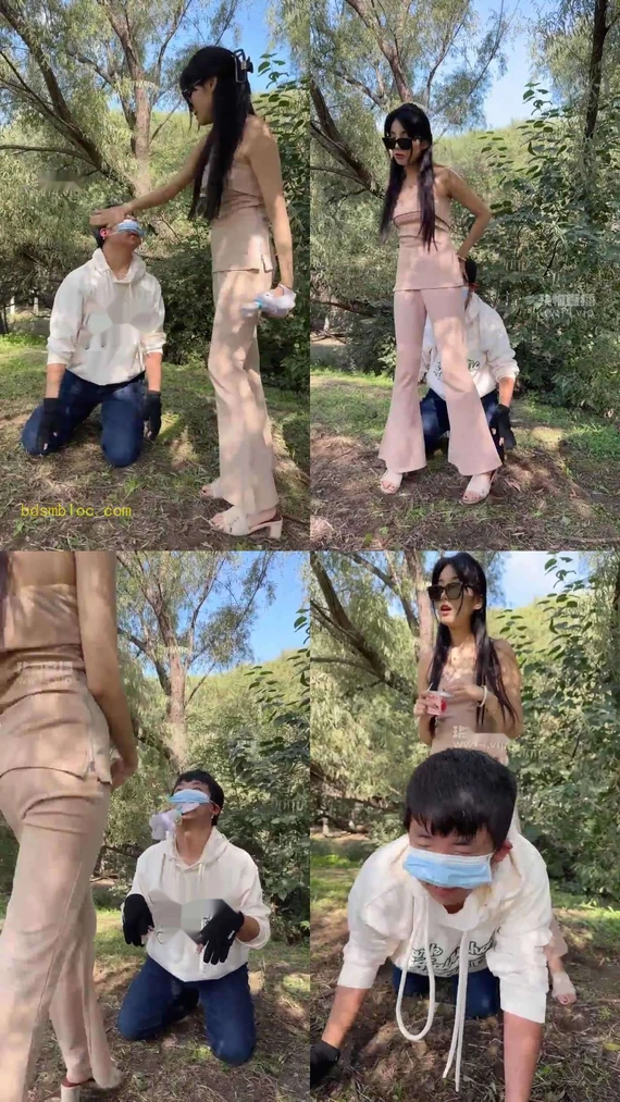 【卡莎女帝】户外骑乘钻胯舔鞋