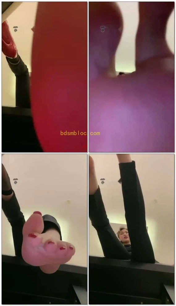 【萱萱S女蒂】第一视角脚底，裤里丝，羞辱倒计时